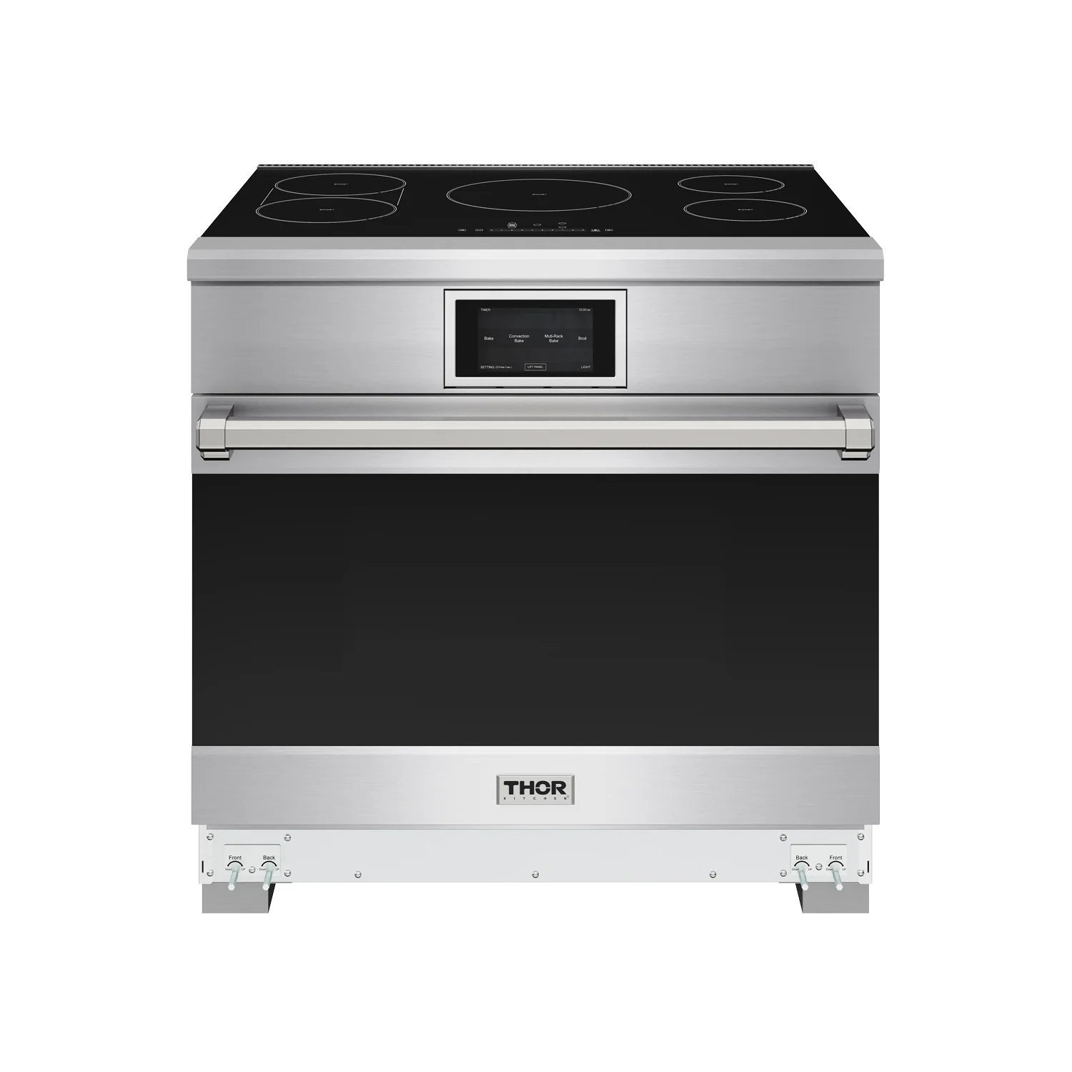 X Series 36-inch Professional Freestanding Induction Range XRI36E