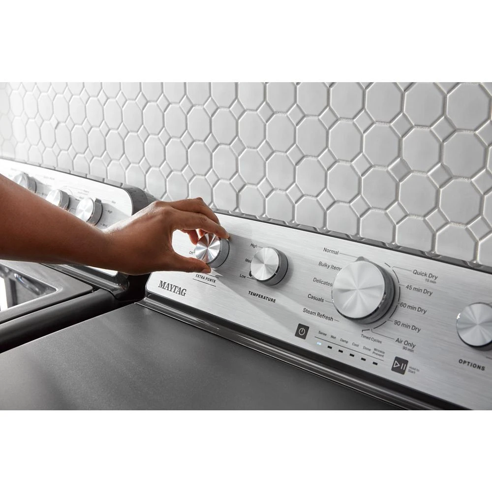 Top Load Electric Dryer with Steam-Enhanced Cycles - 7.0 cu. ft. YMED5430PBK