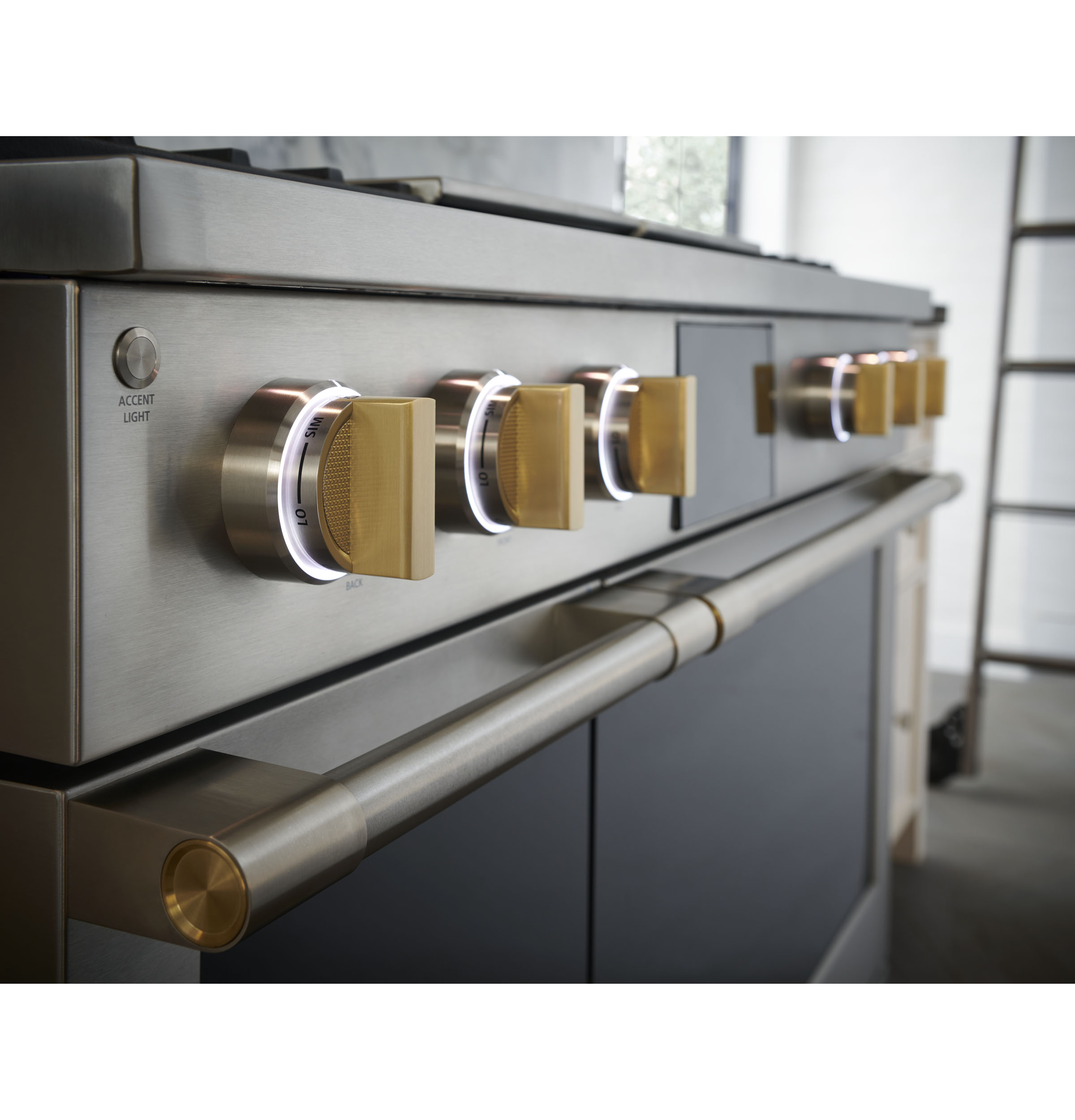 Monogram 48" Dual-Fuel Professional Range with 4 Burners, Grill, and Griddle ZDP484NGTSS