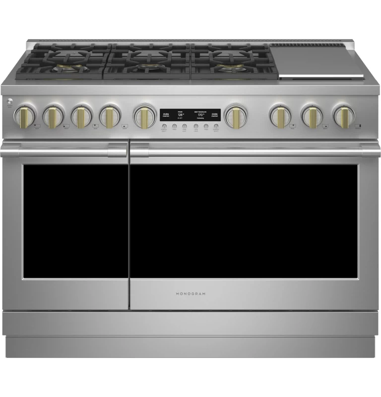 Monogram 48" Dual-Fuel Professional Range with 6 Burners and Griddle Stainless Steel ZDP486NDTSS Picture 1