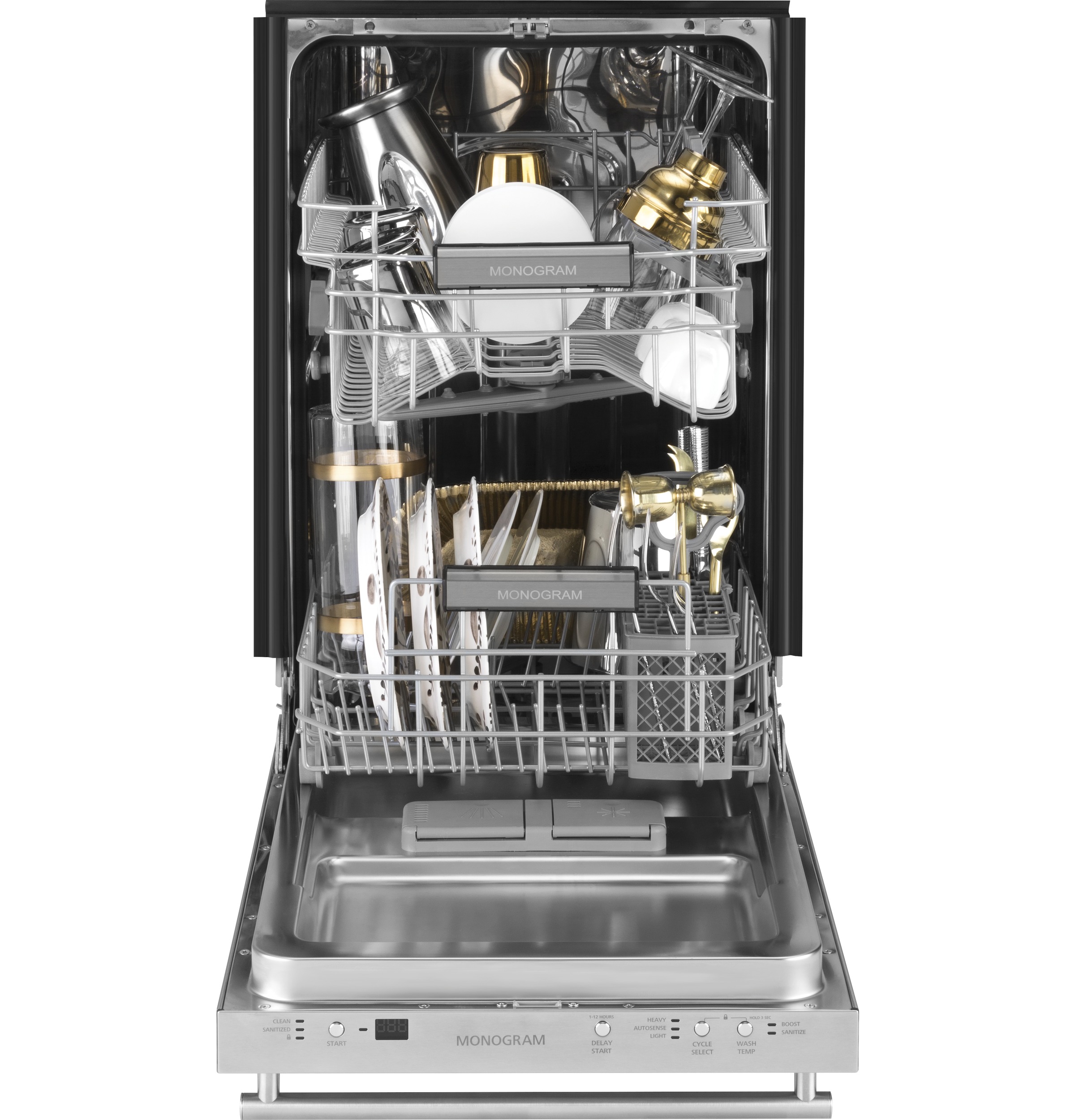 Monogram 18" Panel-Ready Dishwasher ZDT165SILII