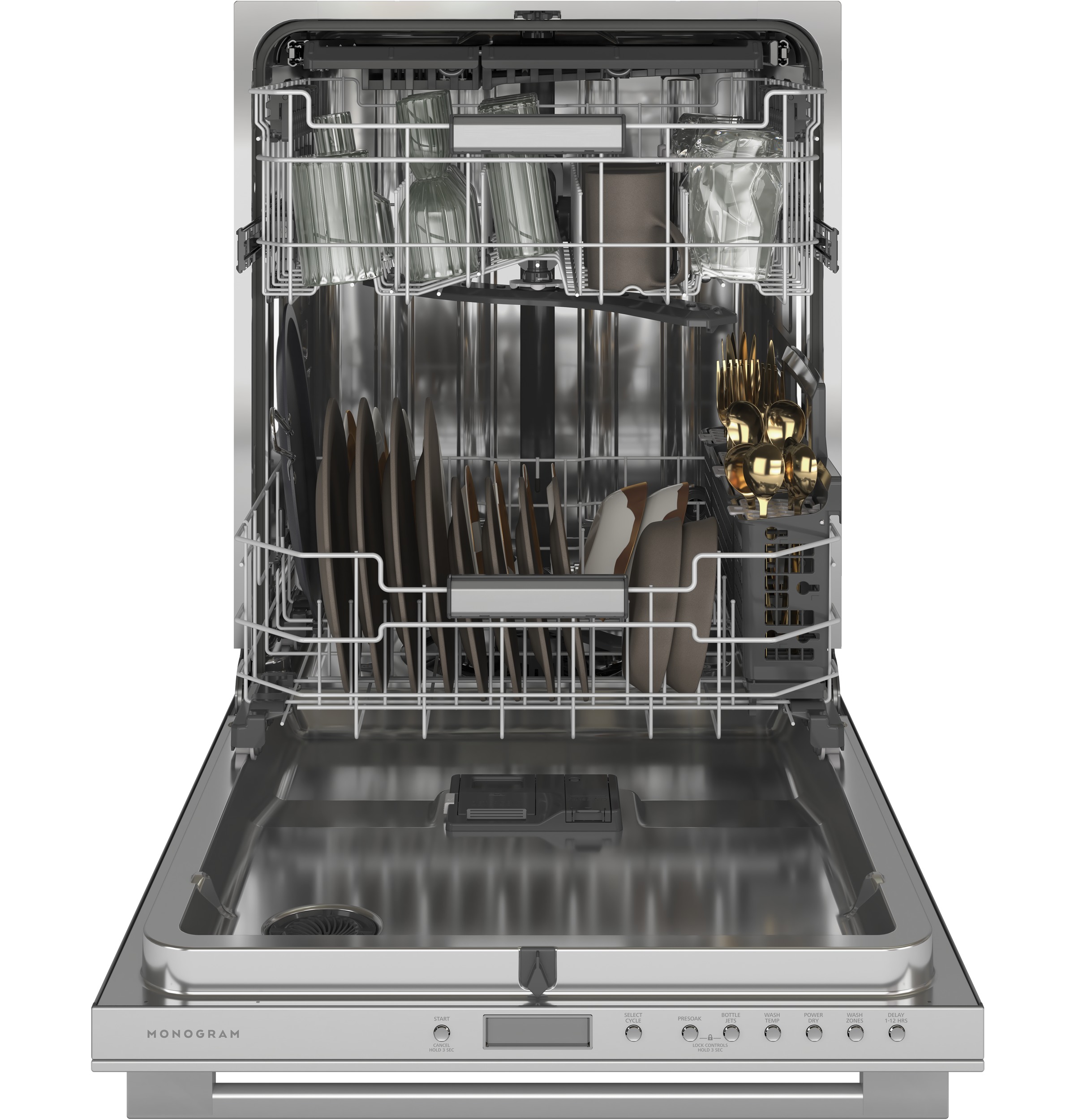 Monogram 24" Minimalist Fully Integrated Dishwasher ZDT985SSNSS
