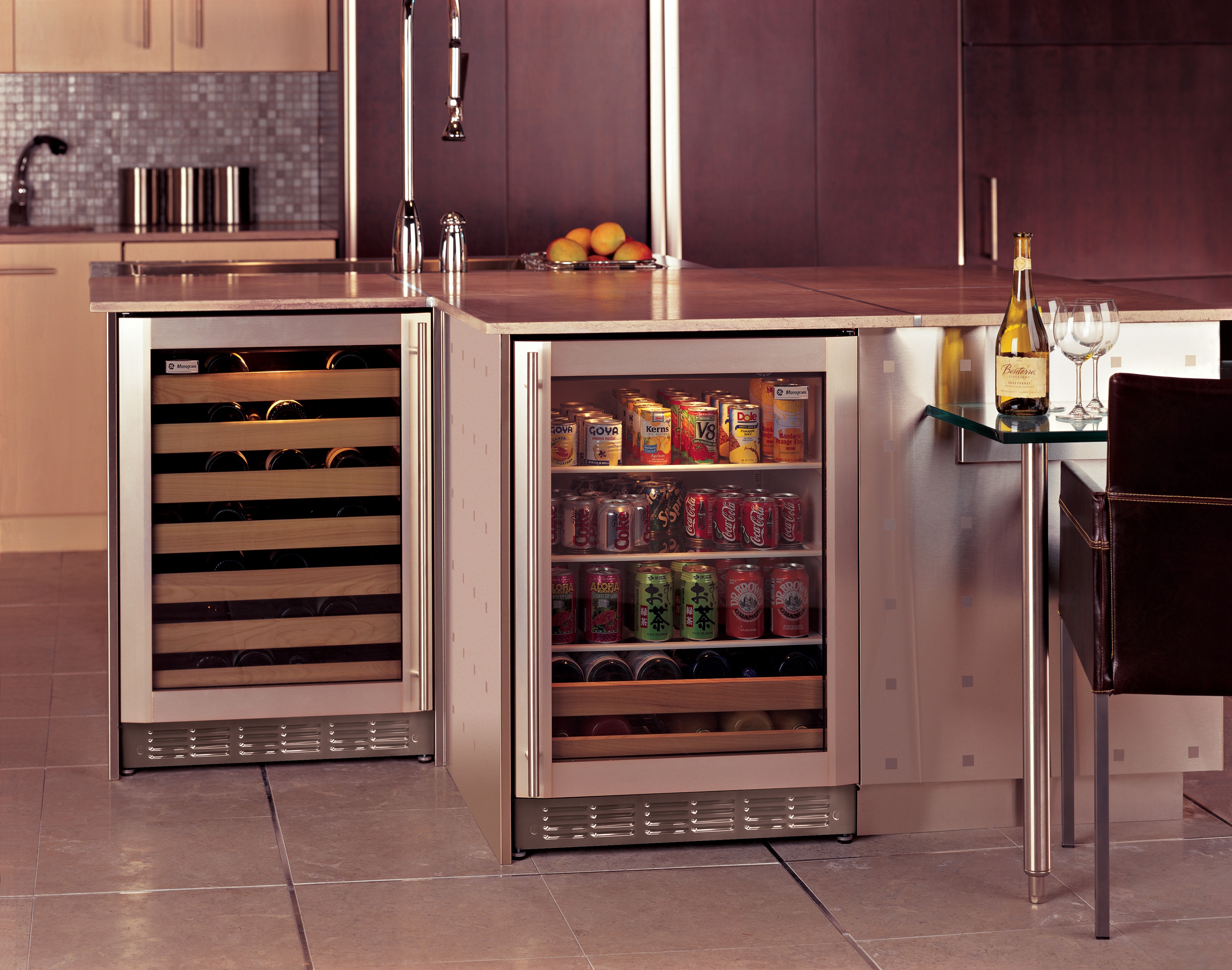 GE Monogram® Stainless Steel Wine Chiller ZDWC240NBS