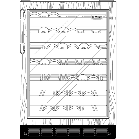 Monogram 24" Panel-Ready Wine Reserve ZDWI240HII
