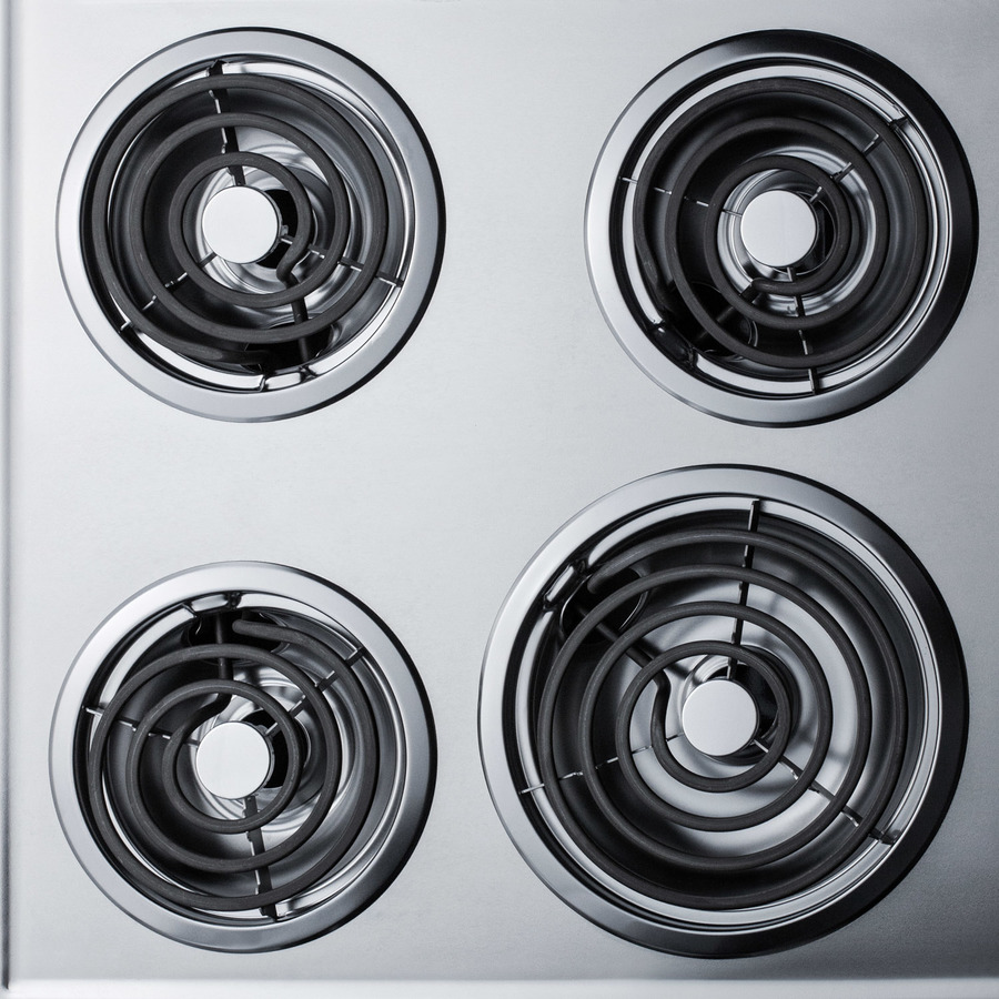 24" Wide 230V 4-Burner Coil Cooktop ZEL03