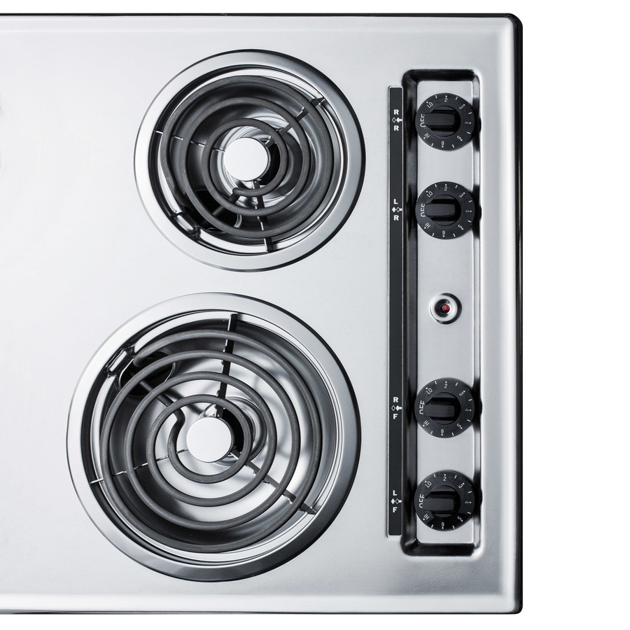 30" Wide 230V 4-Burner Coil Cooktop ZEL05