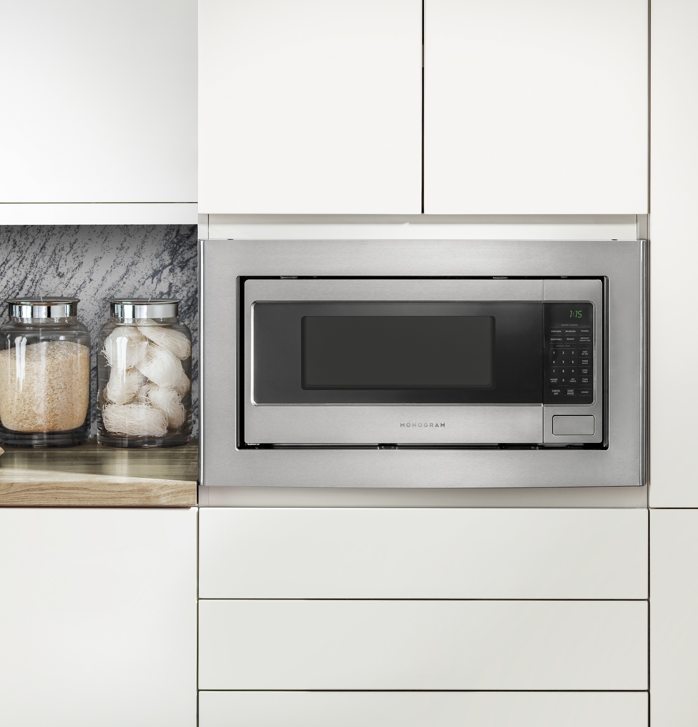 Monogram 1.1 Cu. Ft. Countertop Microwave Oven ZEM115SJSS