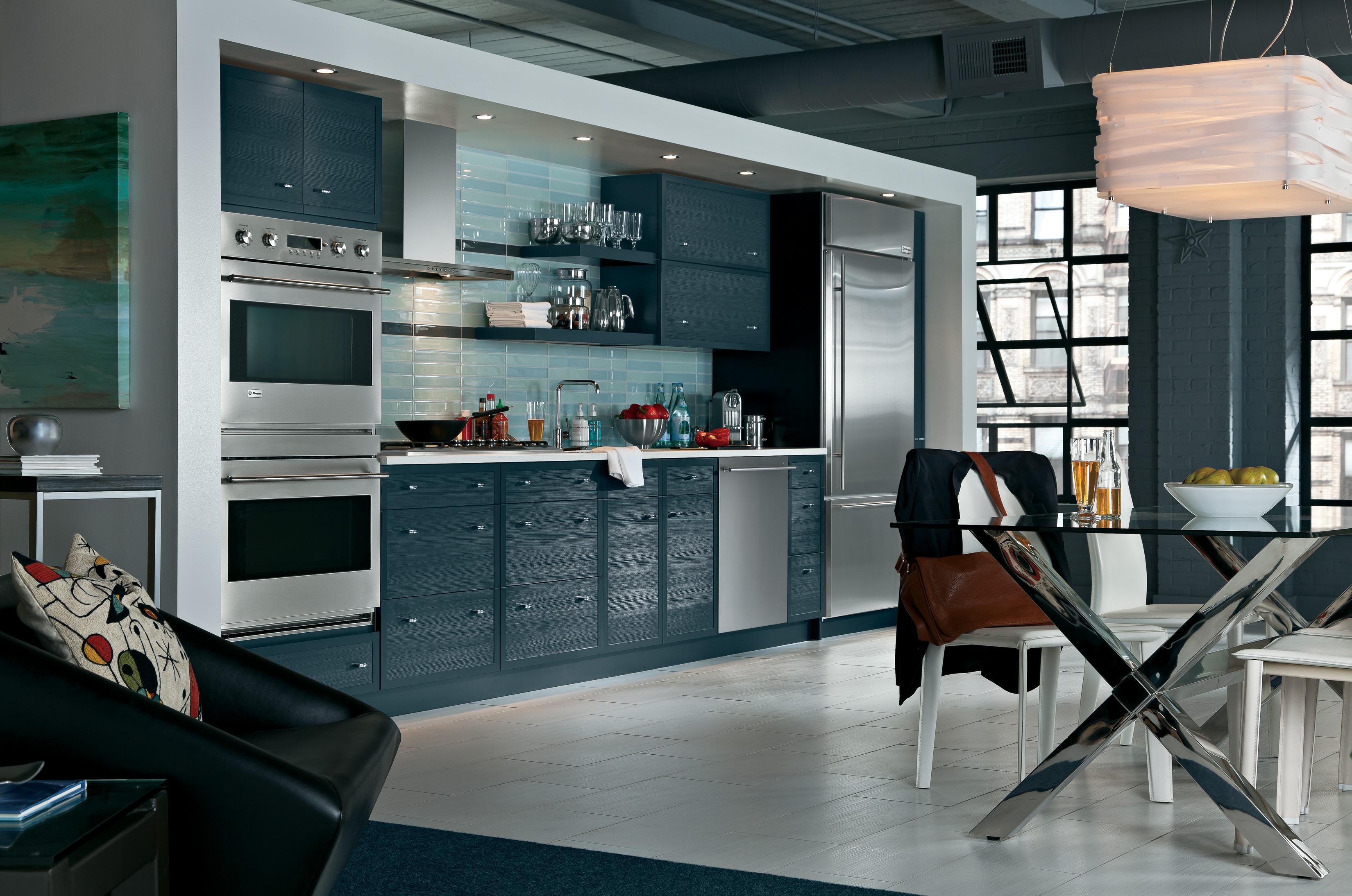 GE Monogram® 30" Built-In Electronic Convection Double Wall Oven ZET2SMSS