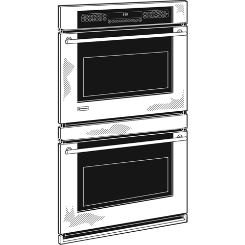 GE Monogram® 30" Built-In Electric Double Oven ZET958SMSS