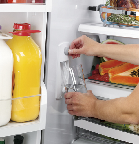 GE Monogram® 20.6 Cu. Ft. French-Door Two Drawer Free-Standing Refrigerator ZFGB21HZSS