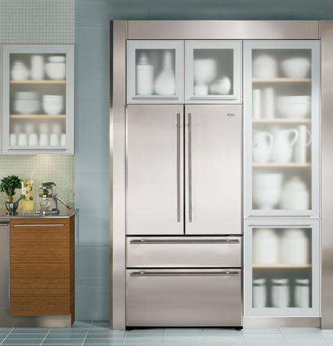 GE Monogram® 20.6 Cu. Ft. French-Door Two Drawer Free-Standing Refrigerator ZFGB21HZSS