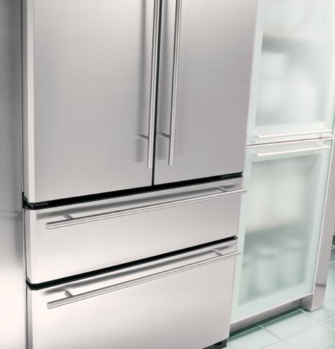 GE Monogram® 20.6 Cu. Ft. French-Door Two Drawer Free-Standing Refrigerator ZFGB21HZSS