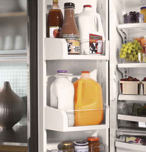 GE Monogram® 20.6 Cu. Ft. French-Door Two Drawer Free-Standing Refrigerator ZFGB21HZSS