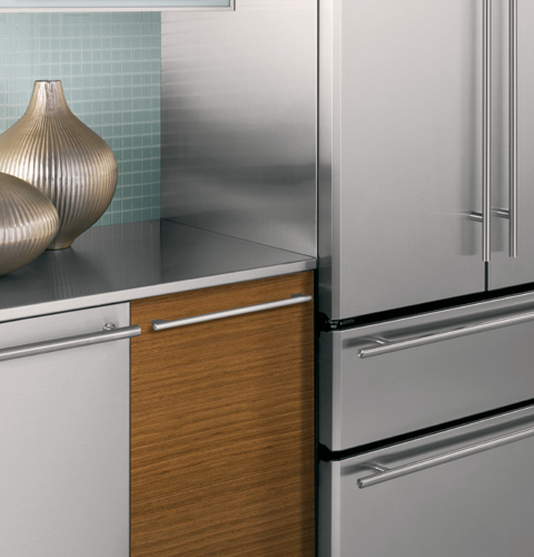 GE Monogram® 20.6 Cu. Ft. French-Door Two Drawer Free-Standing Refrigerator ZFGB21HZSS