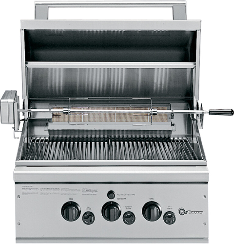 GE 27" Outdoor Cooking Center with 2 Grill Burners and Rack (Natural Gas) ZGG27N20CSS
