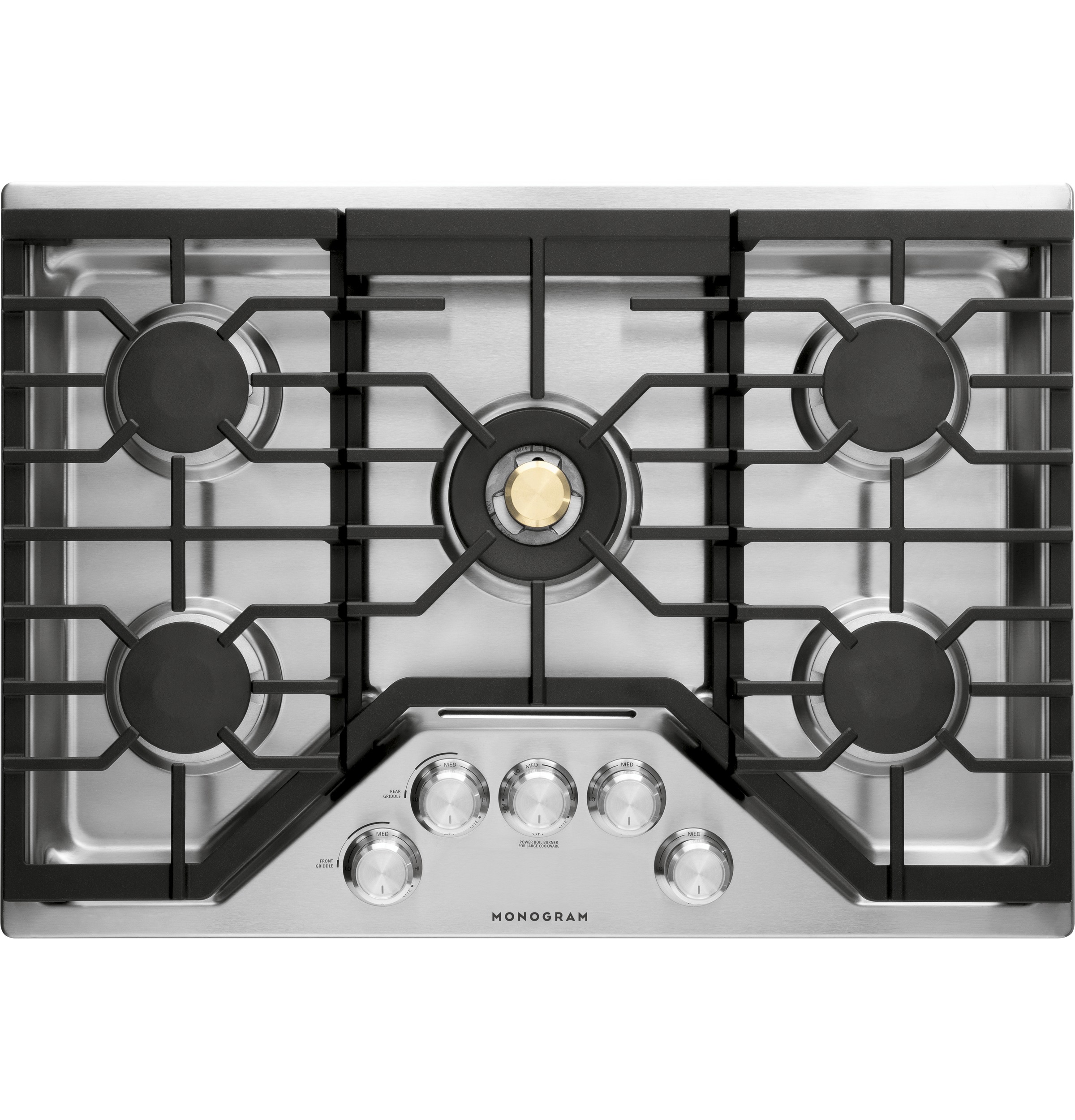 Monogram 30" Deep-Recessed Gas Cooktop ZGU30RSLSS