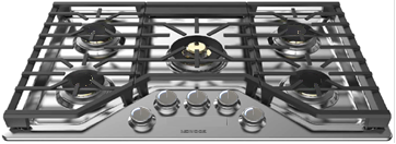 Monogram 30" Deep-Recessed Gas Cooktop ZGU30RSLSS