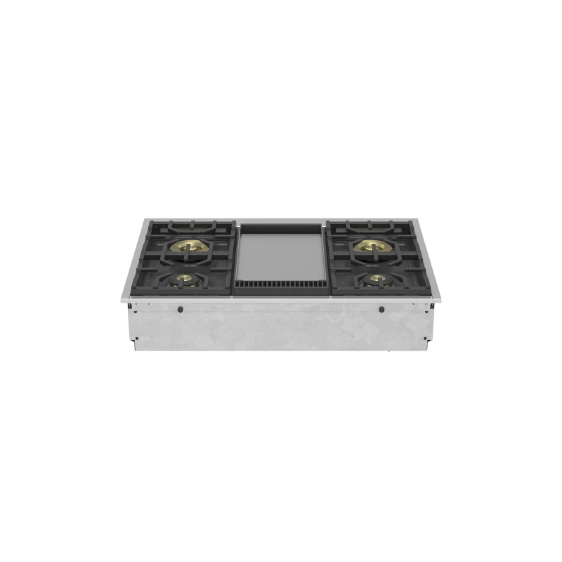 Monogram 36" Professional Gas Rangetop with 4 Burners and Griddle ZGU364NDTSS