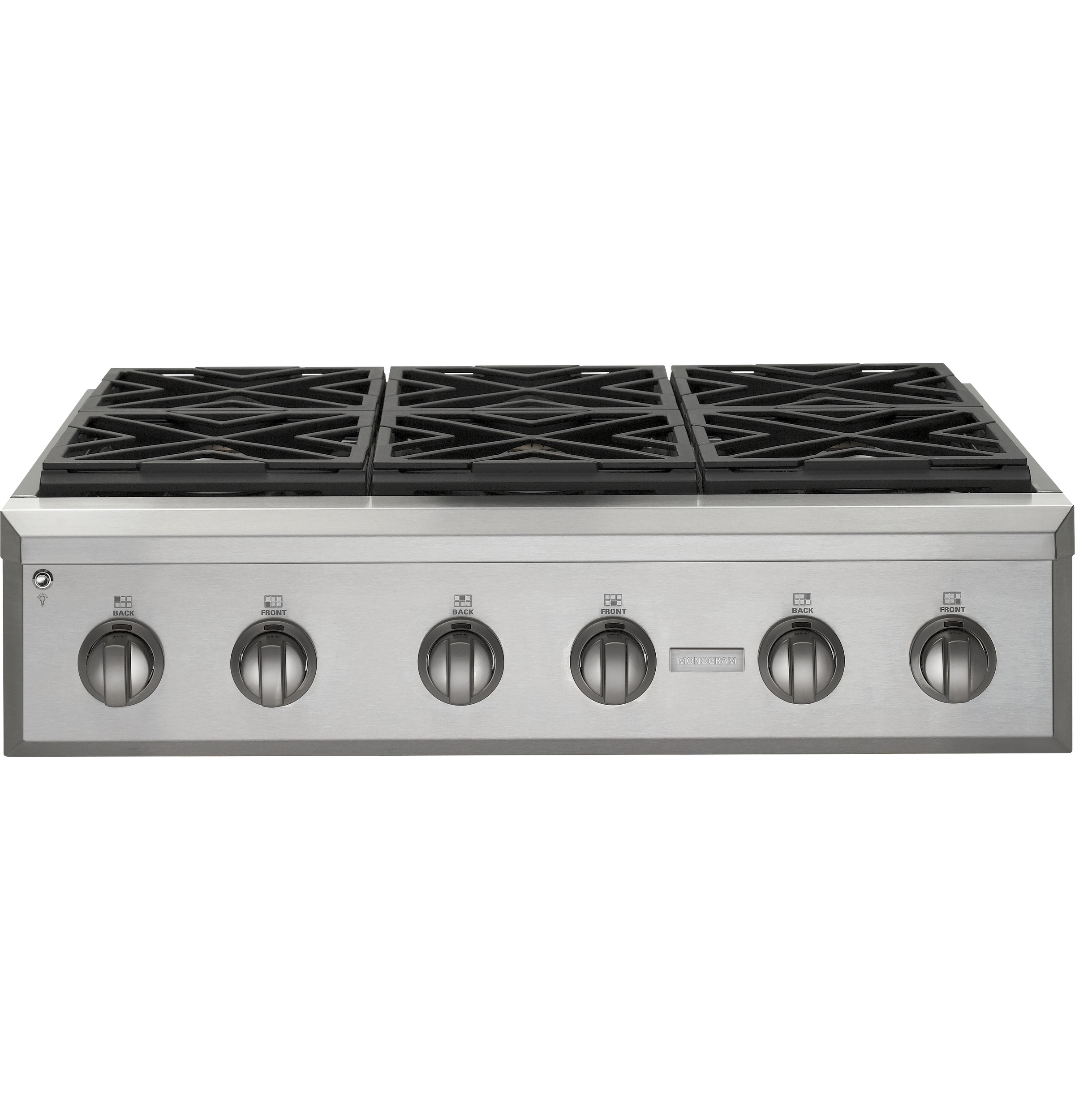 Monogram 36" Professional Gas Rangetop with 6 Burners (Natural Gas) ZGU366NPSS