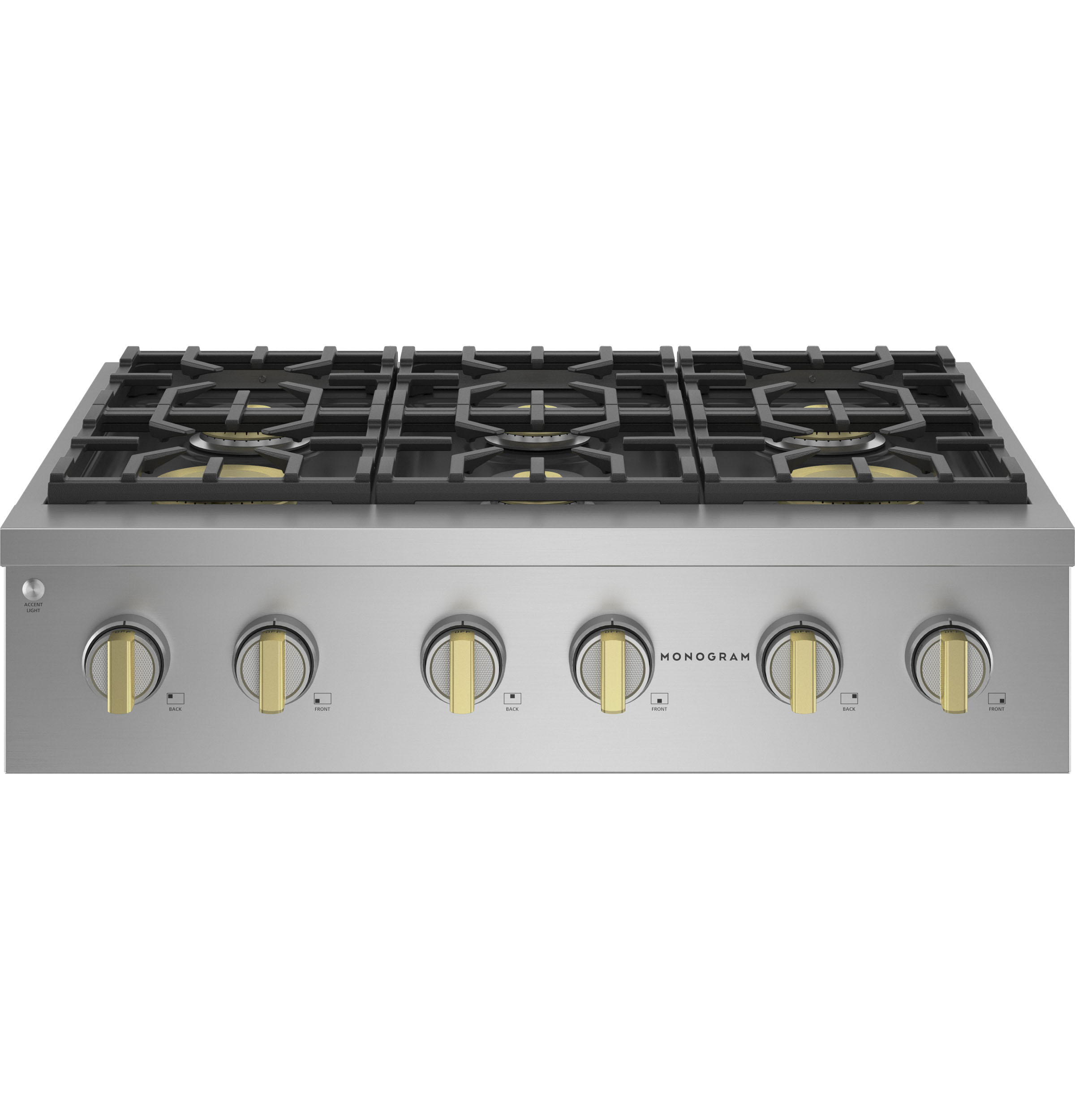 Monogram 36" Professional Gas Rangetop with 6 Burners ZGU366NTSS