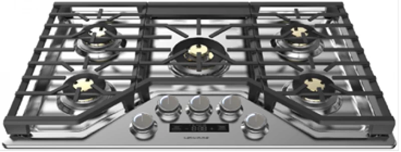 Monogram 36" Deep-Recessed Gas Cooktop ZGU36ESLSS