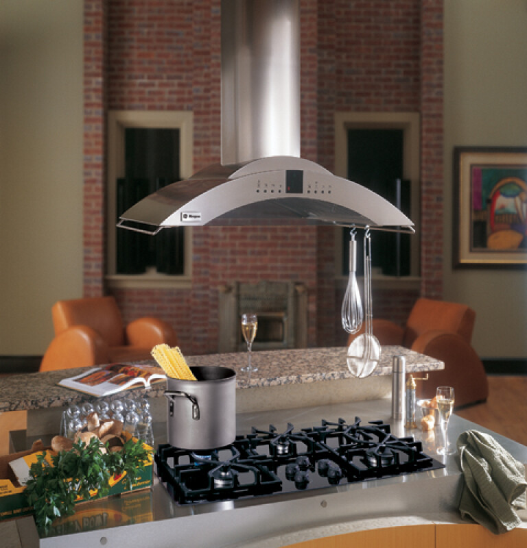 GE Monogram® 36" Gas on Glass Cooktop ZGU36GGBDBB