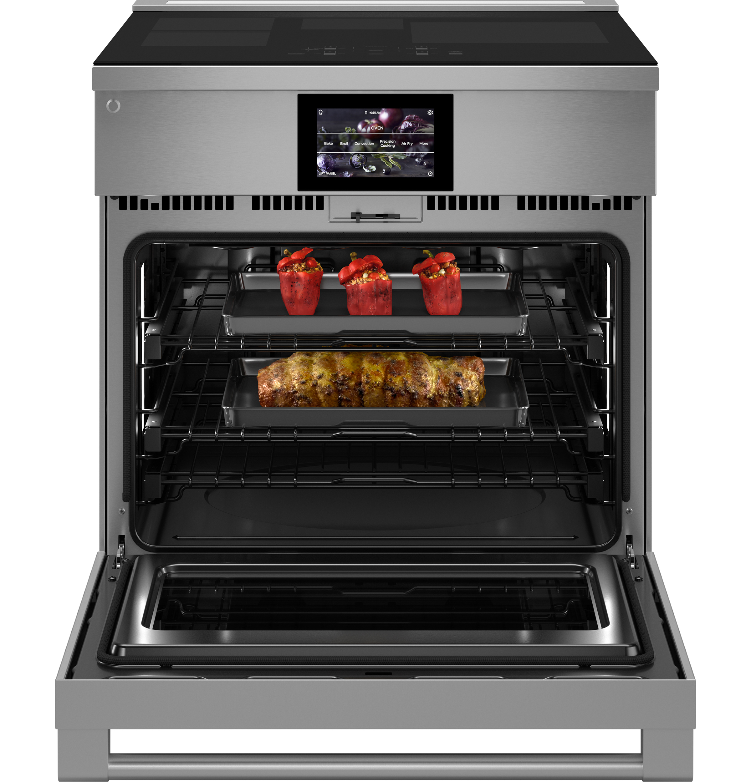Monogram 30" Induction Professional Range with 4 elements ZHP304ETVSS