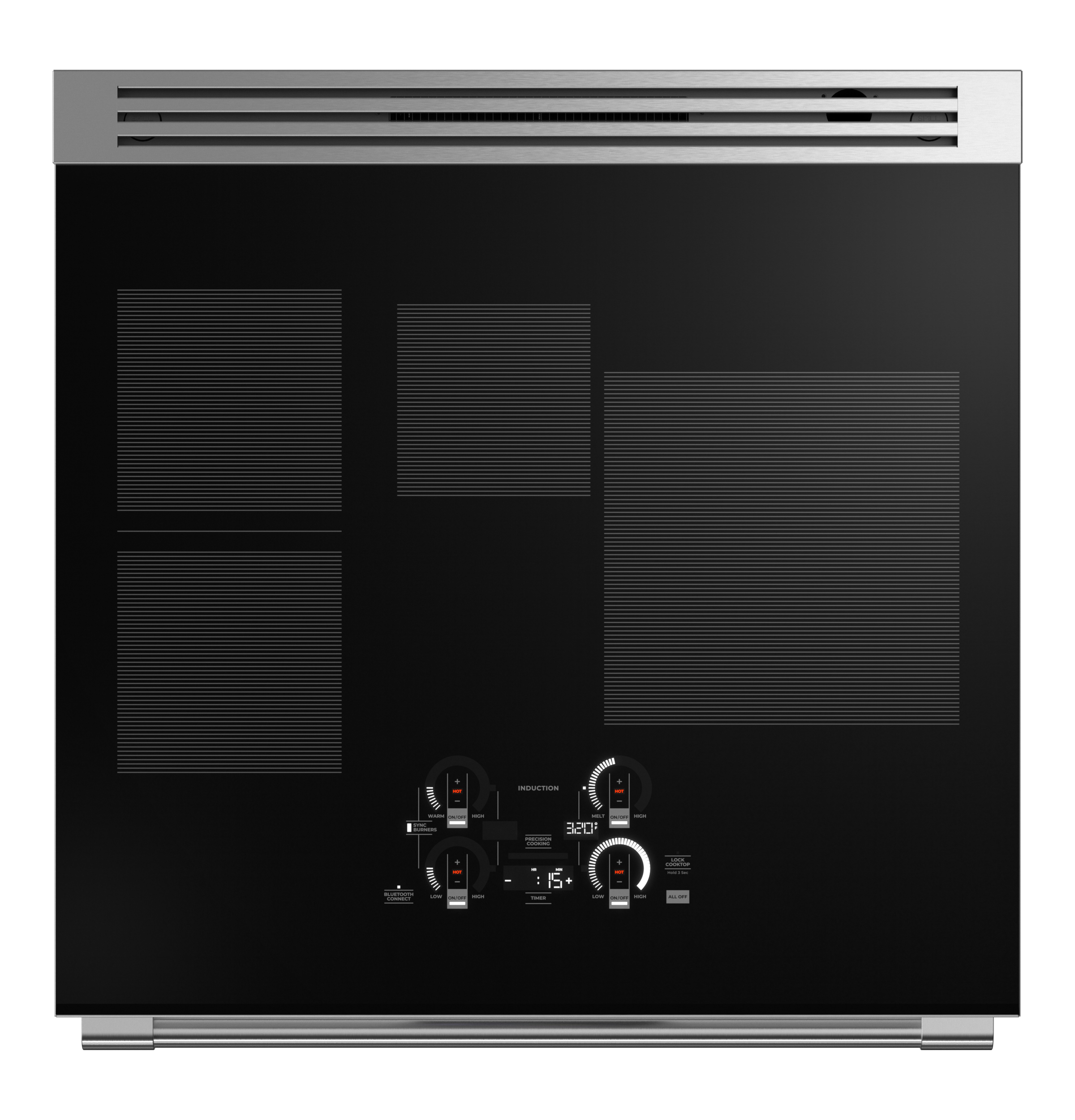 Monogram 30" Induction Professional Range with 4 elements ZHP304ETVSS