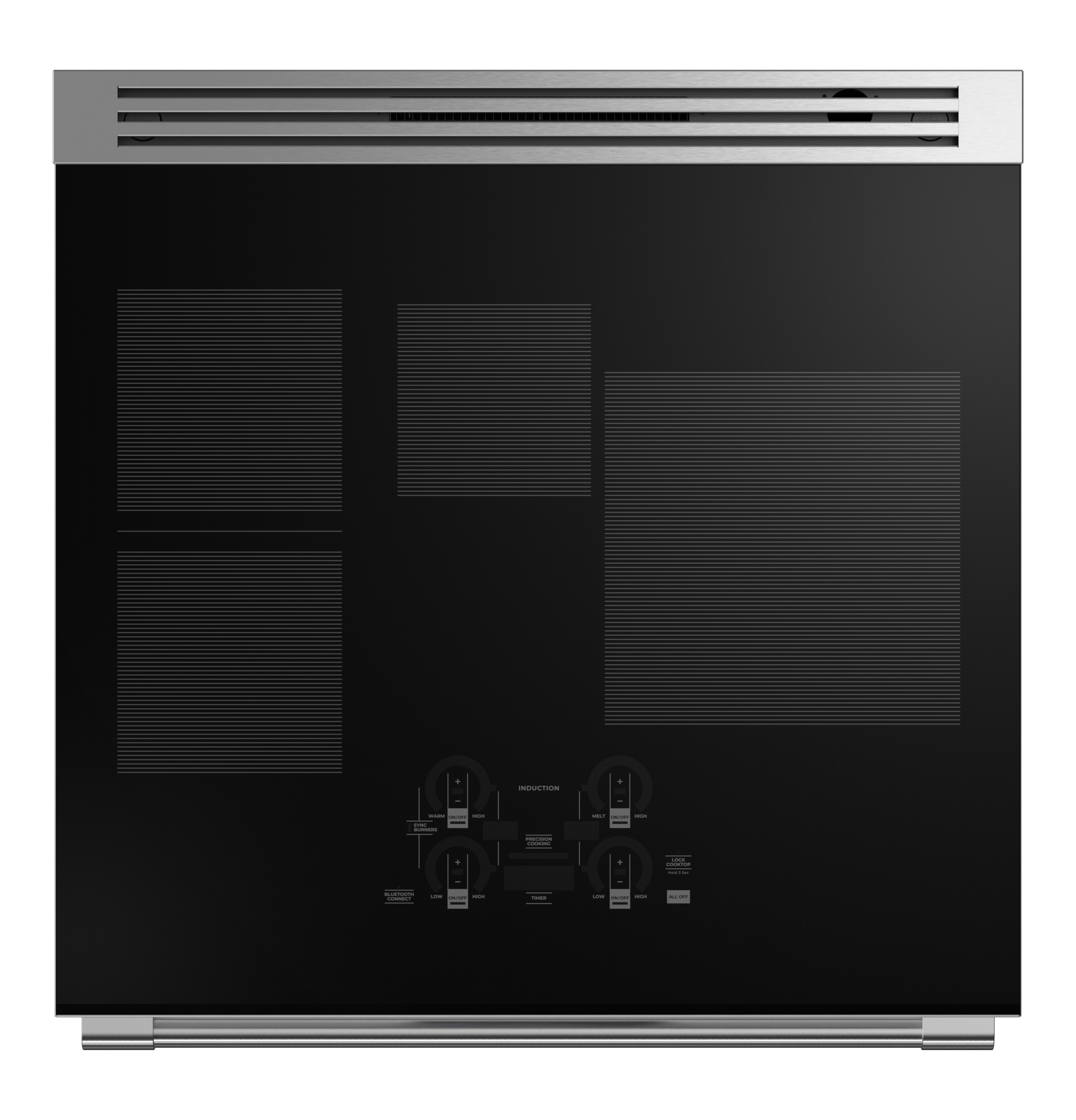 Monogram 30" Induction Professional Range with 4 elements ZHP304ETVSS