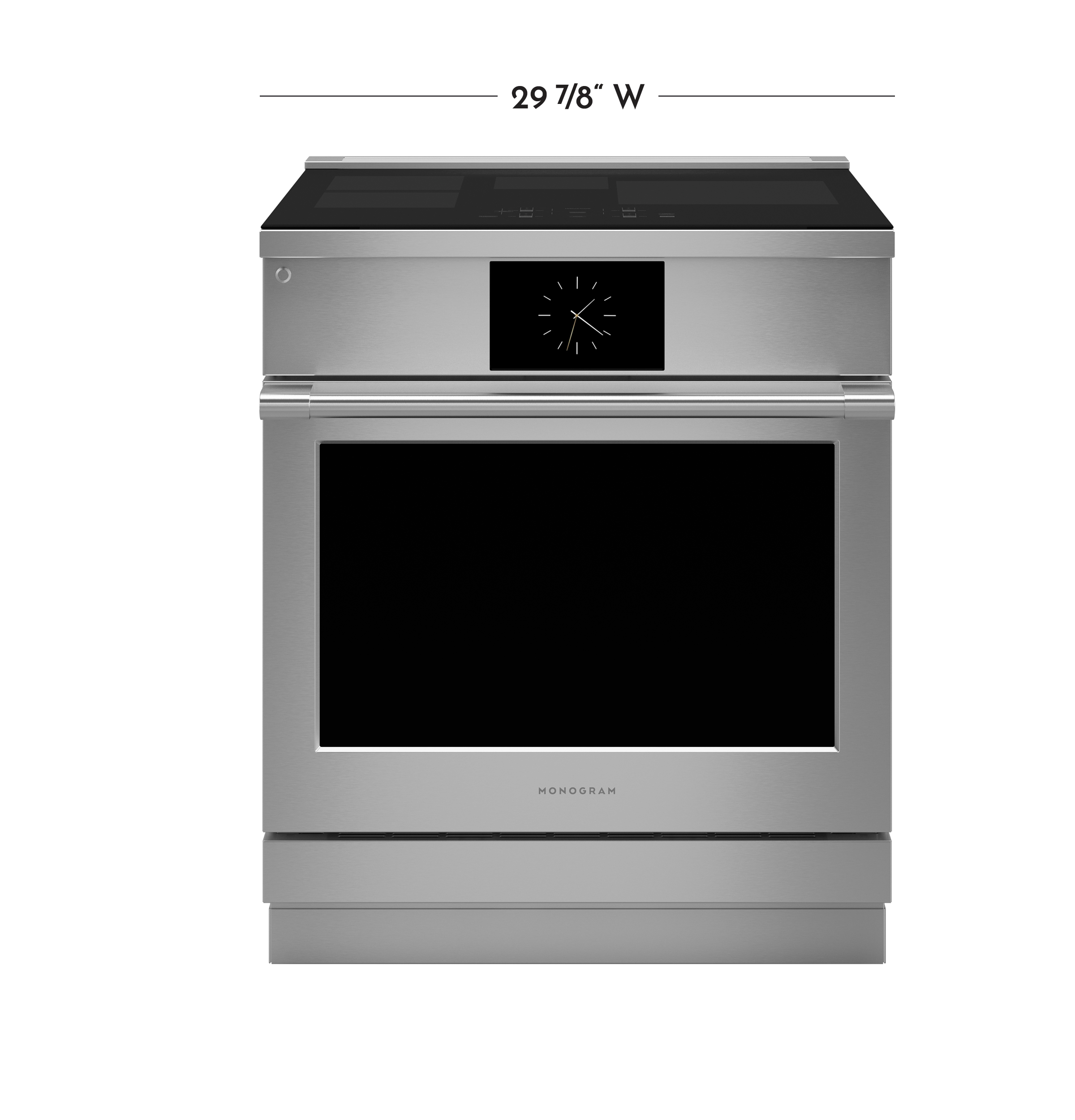 Monogram 30" Induction Professional Range with 4 elements ZHP304ETVSS