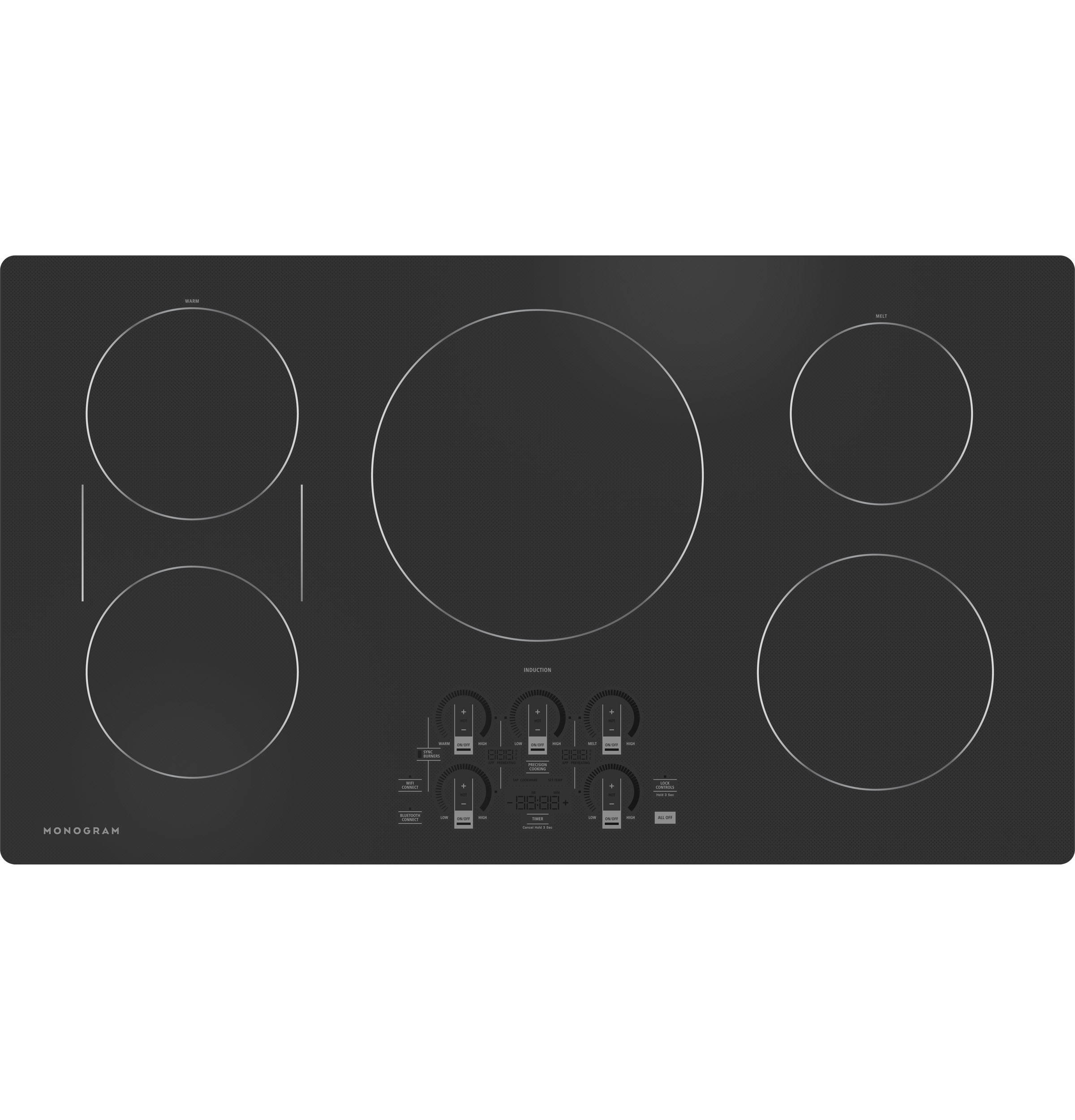 Monogram ENERGY STAR® 36" Induction Cooktop ZHU36RSTSS