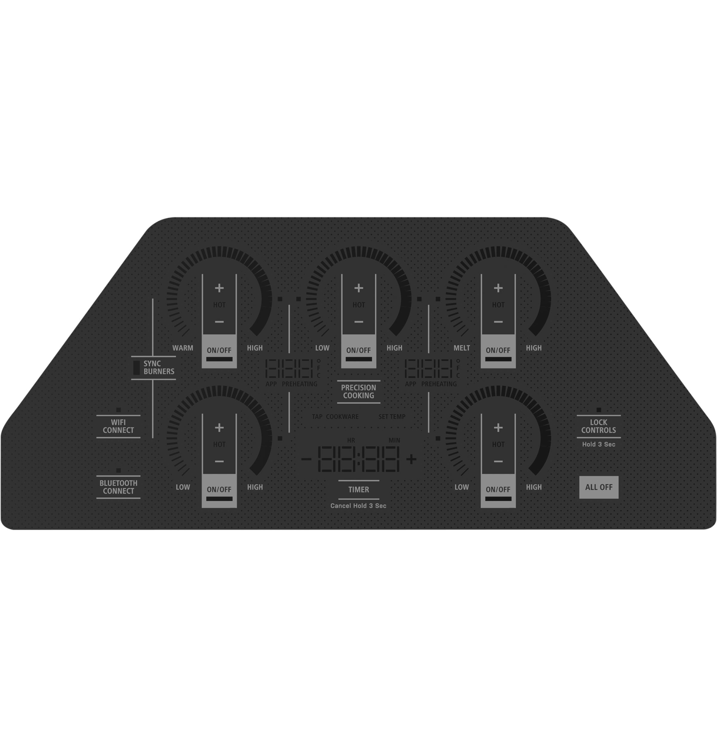 Monogram ENERGY STAR® 36" Induction Cooktop ZHU36RDTBB