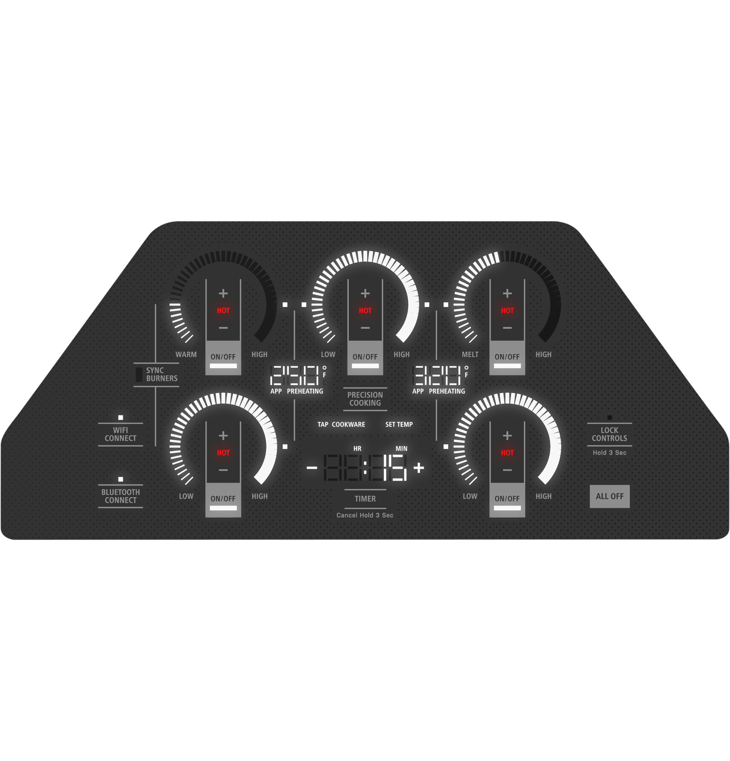 Monogram ENERGY STAR® 36" Induction Cooktop ZHU36RDTBB