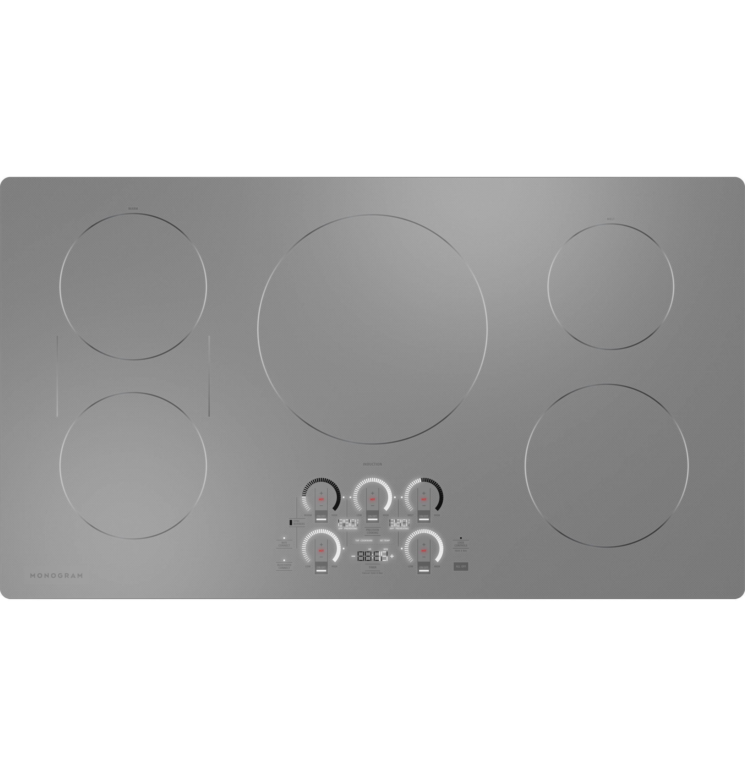 Monogram ENERGY STAR® 36" Induction Cooktop ZHU36RSTSS