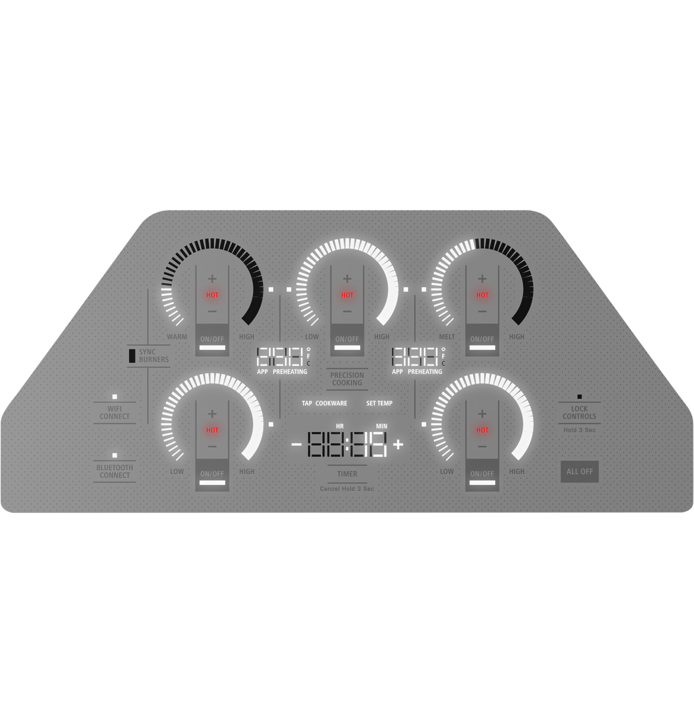 Monogram ENERGY STAR® 36" Induction Cooktop ZHU36RSTSS