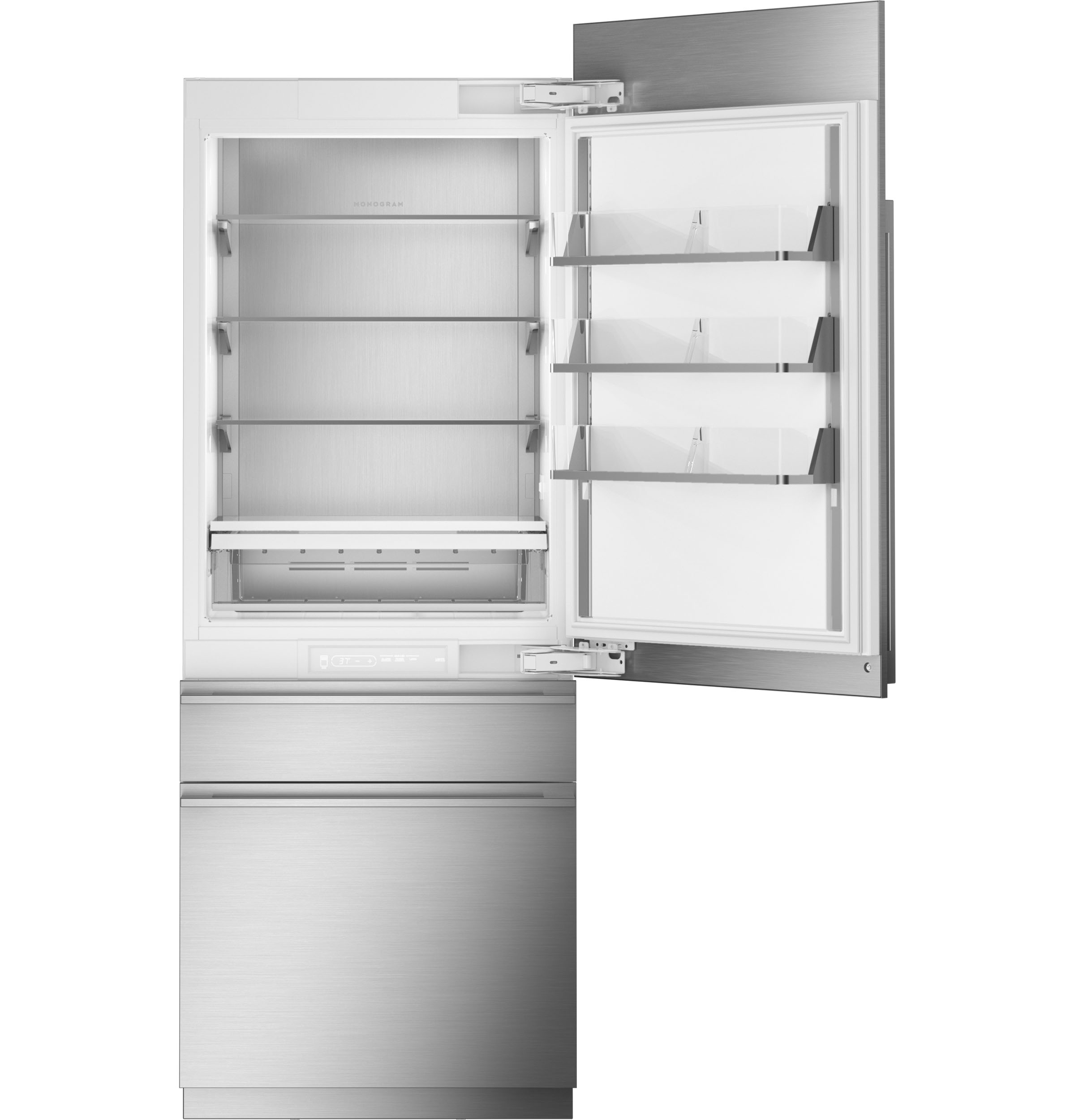 Monogram 30" Integrated Panel-Ready Refrigerator (for Single or Dual Installation) ZIC303NPPII