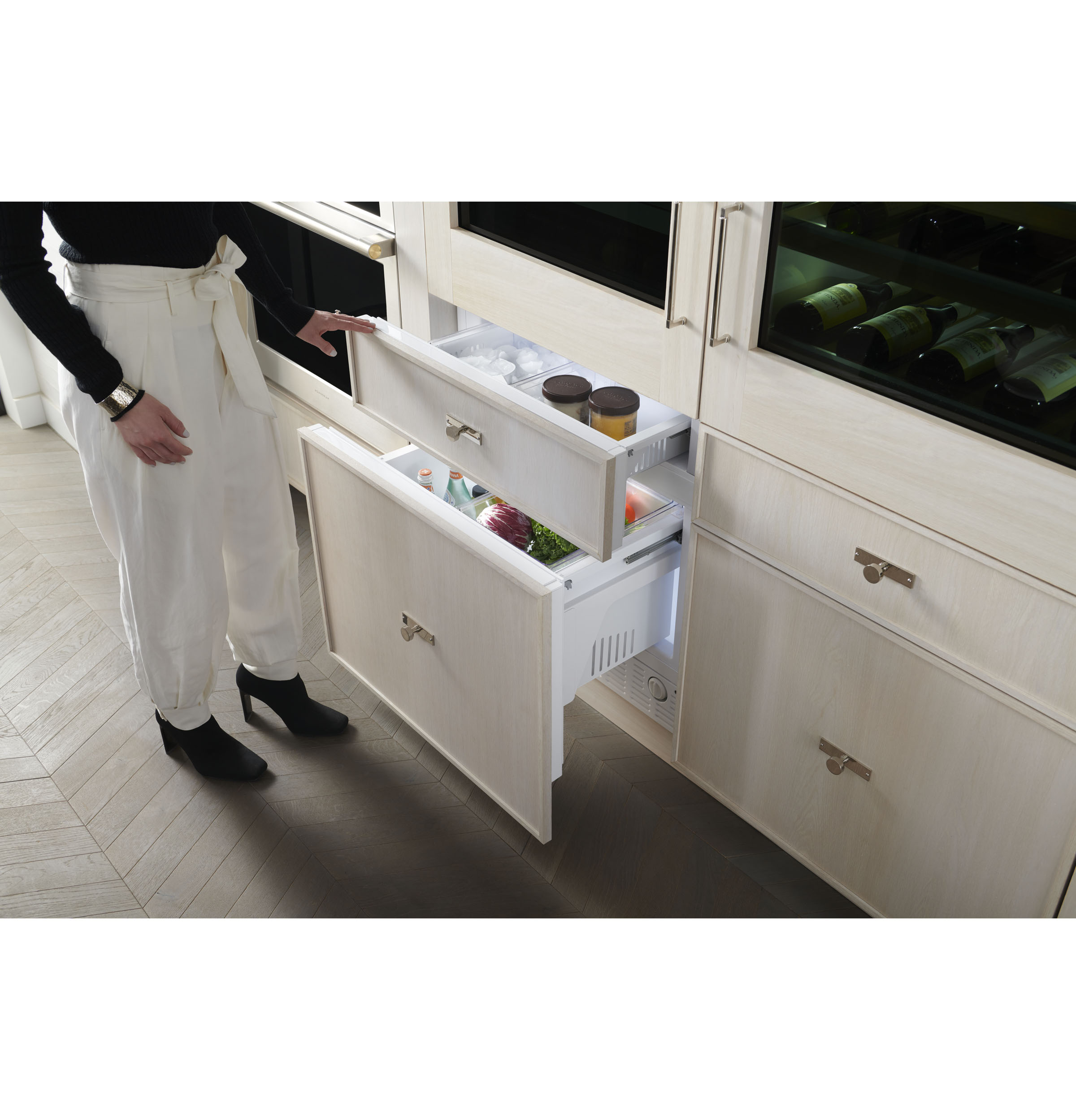 Monogram 30" Integrated Panel-Ready Refrigerator (for Single or Dual Installation) ZIC303NPPII