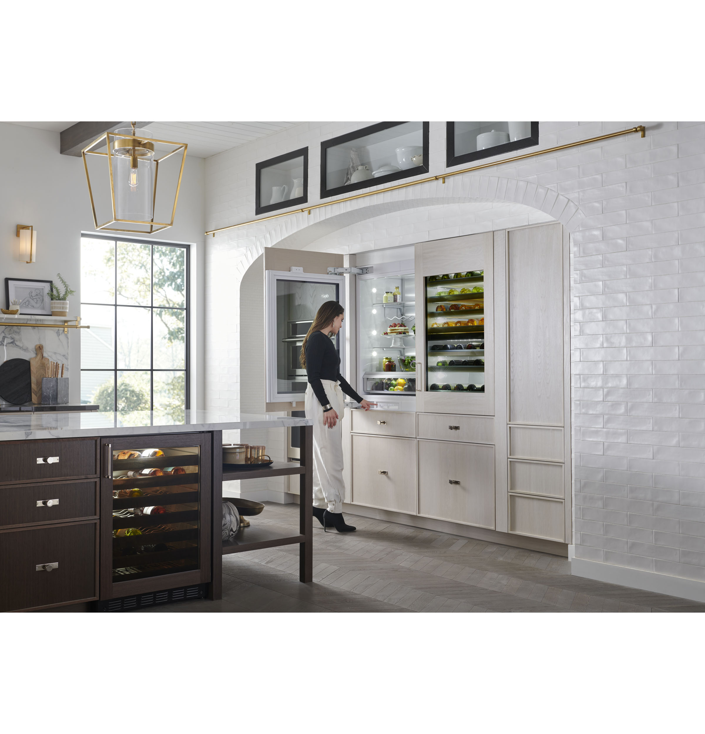 Monogram 30" Integrated Panel-Ready Refrigerator (for Single or Dual Installation) ZIC303NPPII