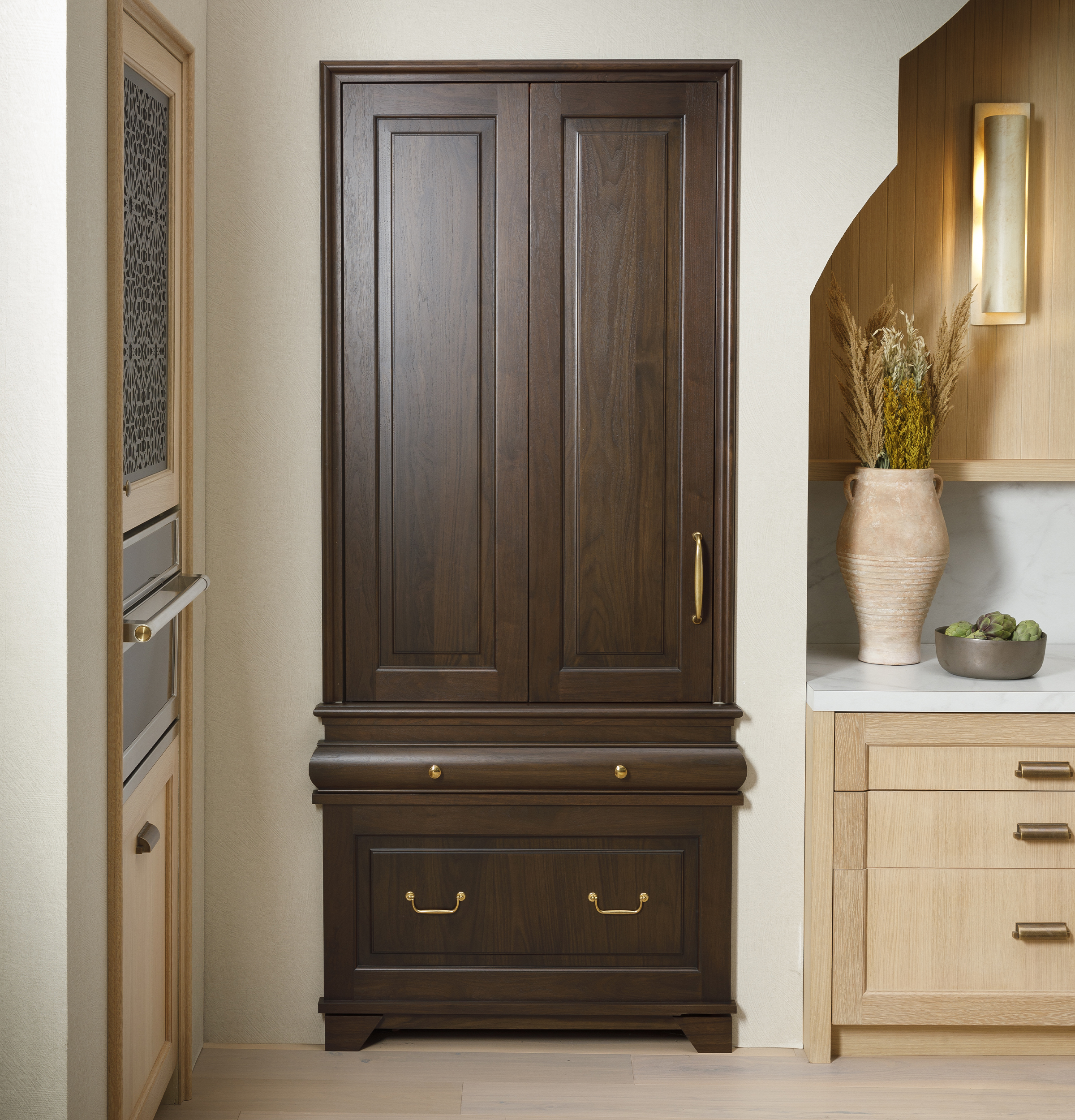 Monogram 36" Panel-Ready Integrated Bottom-Freezer Refrigerator- Right Hinge ZIC363NBVRH