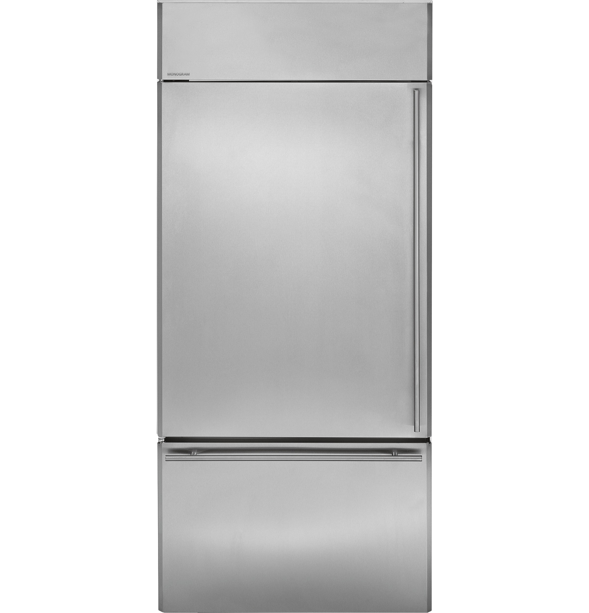 GE Monogram® 36" Built-In Bottom-Freezer Refrigerator ZICS360NXLH