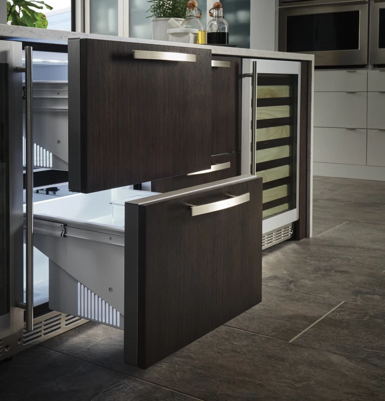 Monogram 24" Panel-Ready Double-Drawer Refrigerator ZIDI240HII