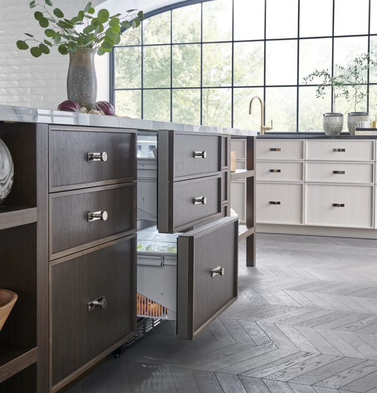 Monogram 24" Panel-Ready Double-Drawer Refrigerator ZIDI240HII