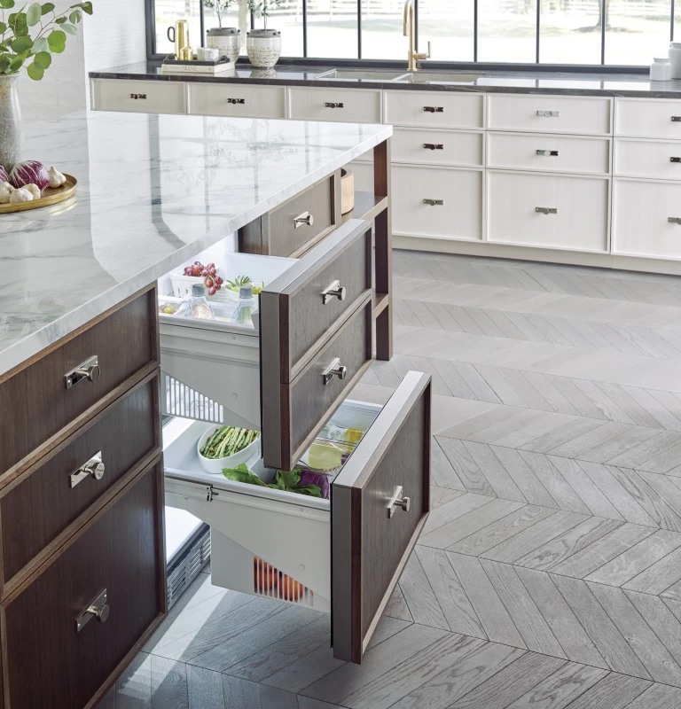 Monogram 24" Panel-Ready Double-Drawer Refrigerator ZIDI240HII