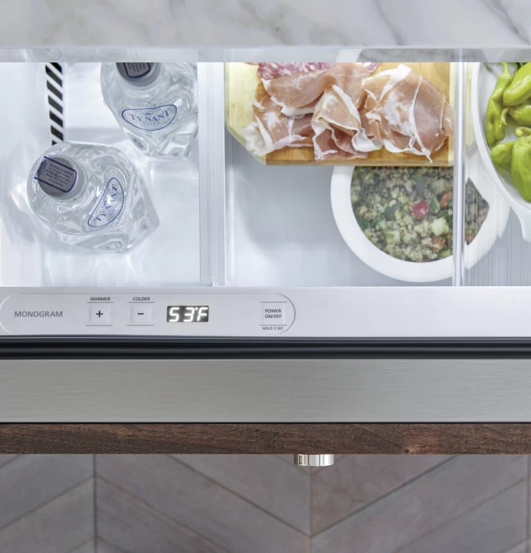 Monogram 24" Panel-Ready Double-Drawer Refrigerator ZIDI240HII