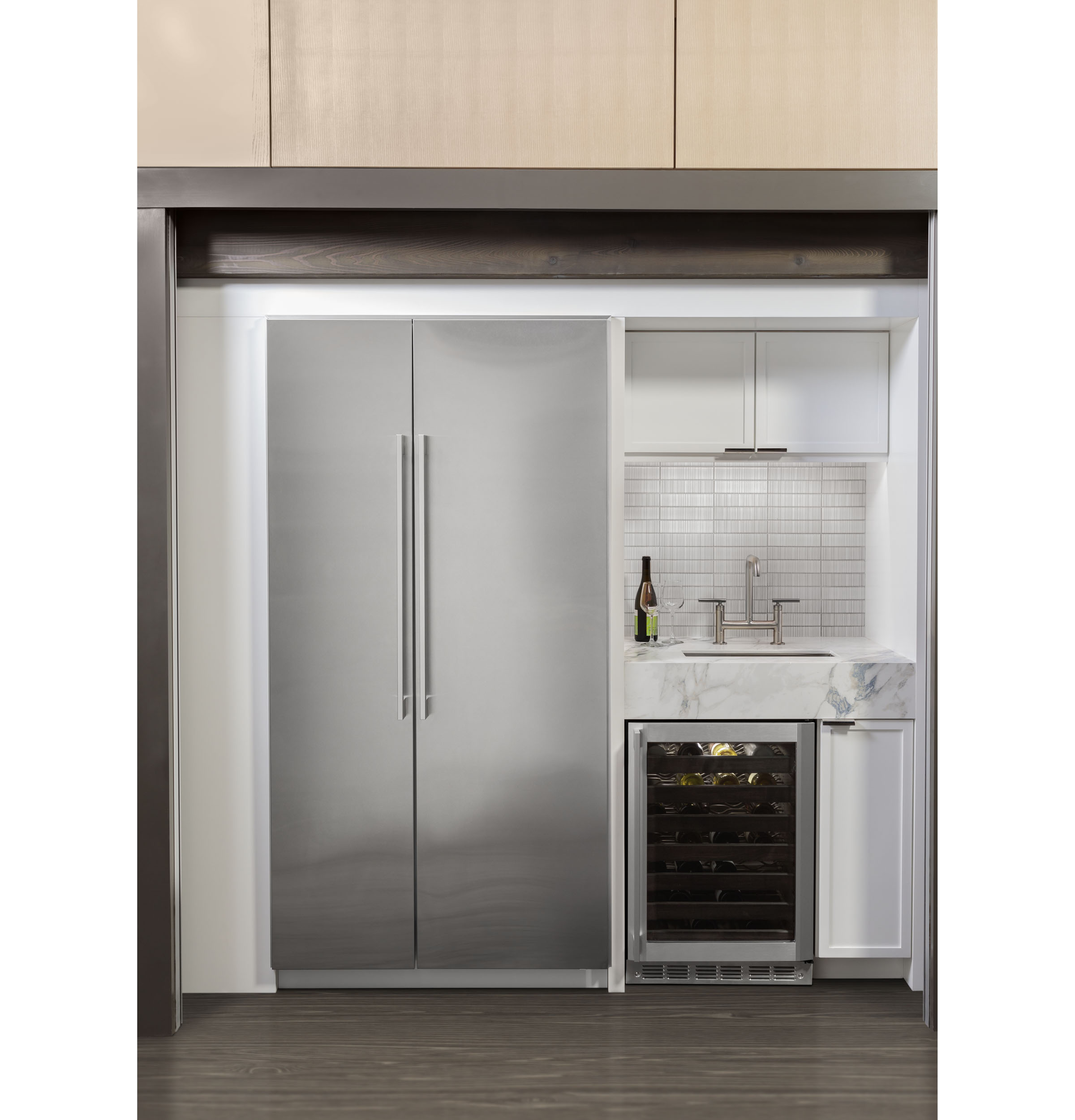 Monogram 18" Panel-Ready Premium Integrated Column Freezer ZIF181NPNII