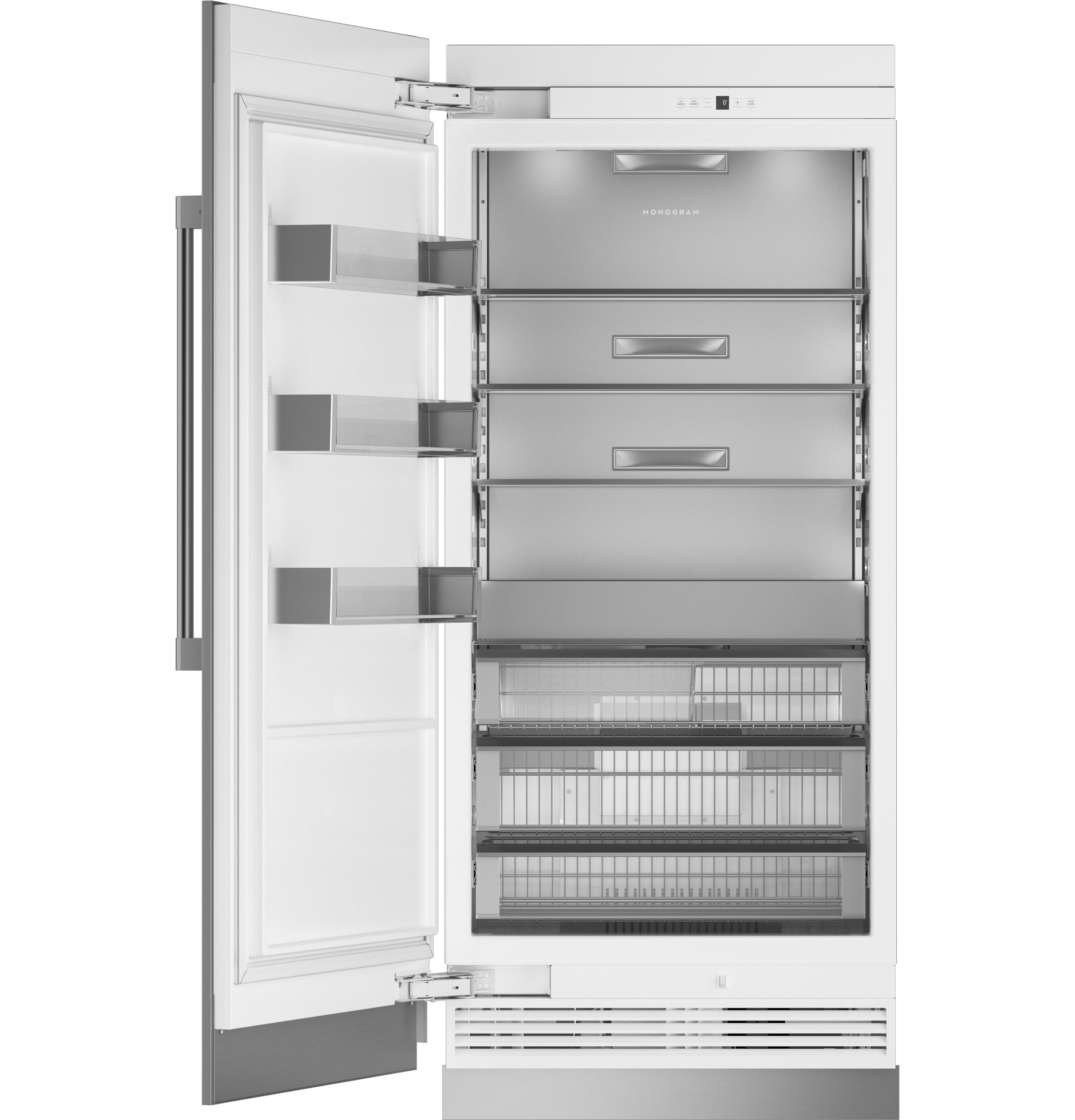 Monogram 36" Panel-Ready Integrated Column Freezer ZIF361NBRII