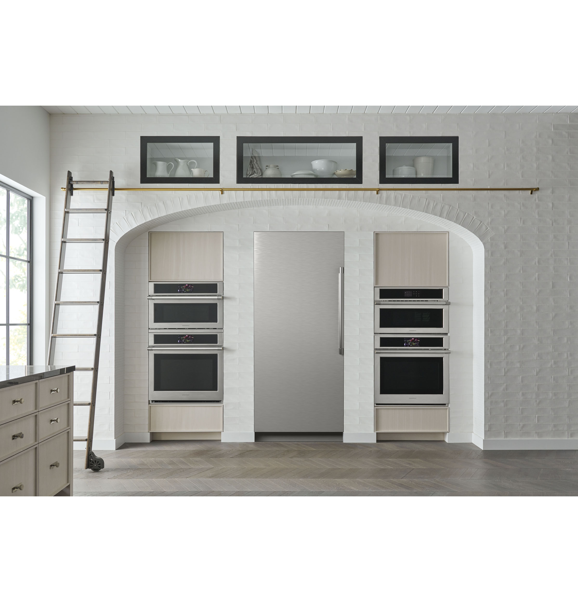 Monogram 36" Panel-Ready Integrated Column Freezer ZIF361NBRII