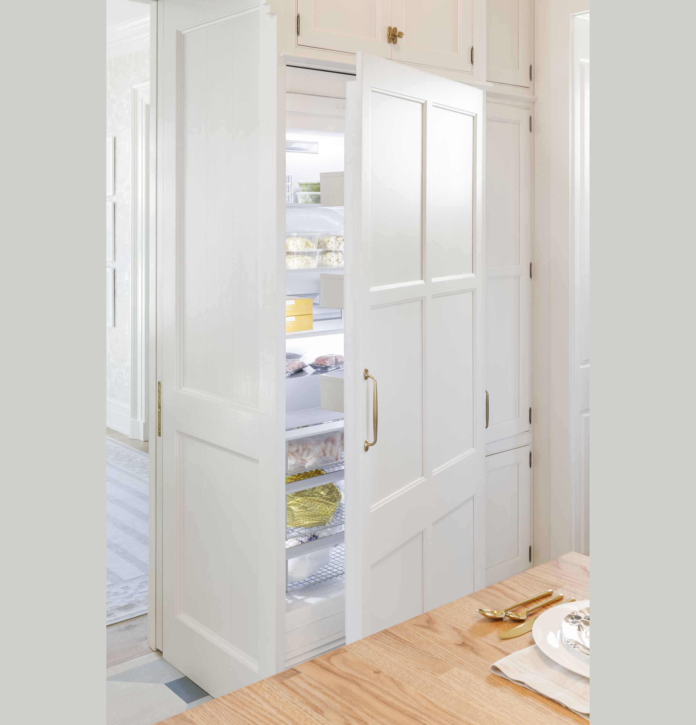 Monogram 36" Panel-Ready Integrated Column Freezer ZIF361NBRII