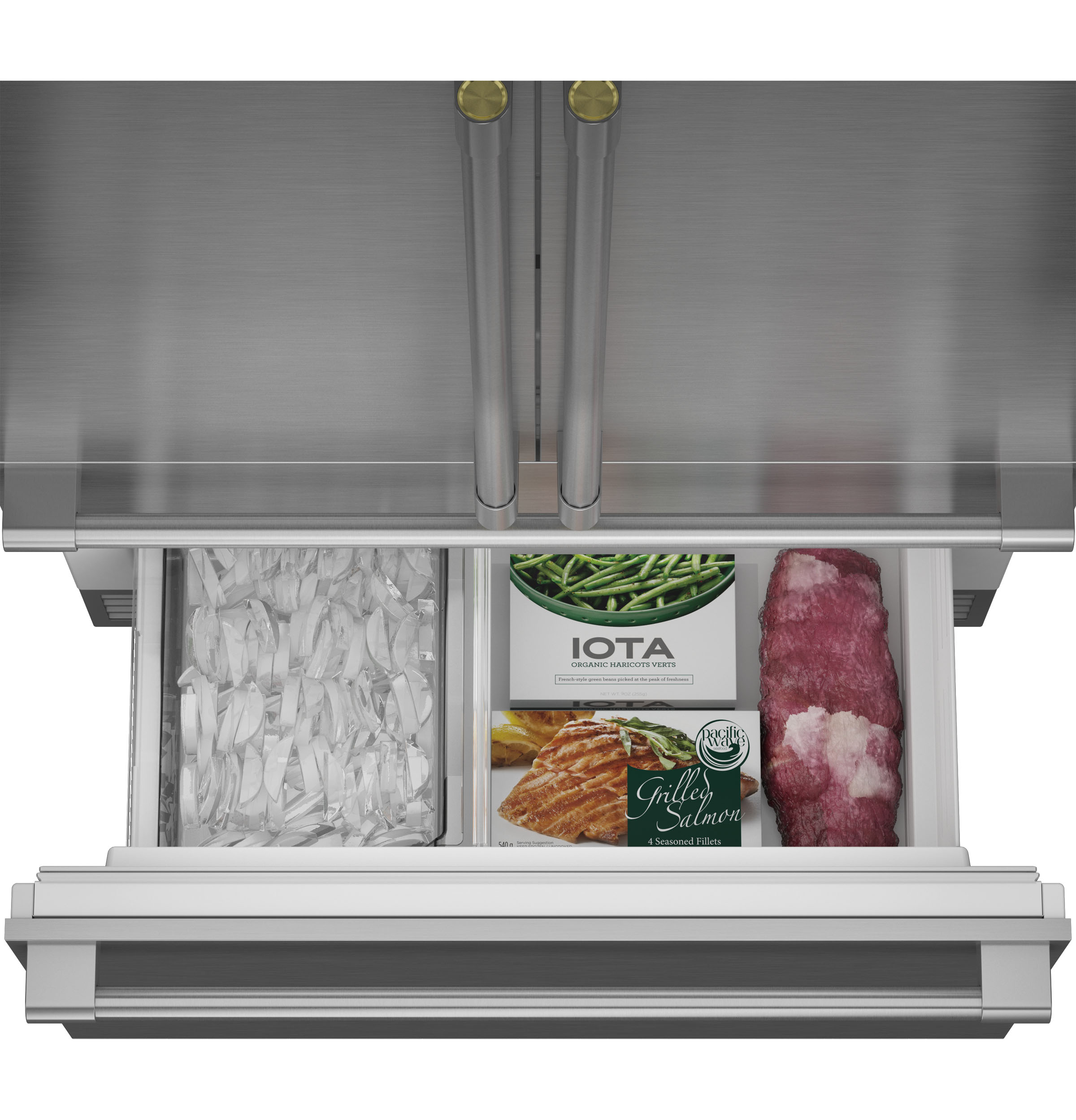 Monogram 36" Panel-Ready Premium Integrated French-Door Refrigerator ZIP364IPVII