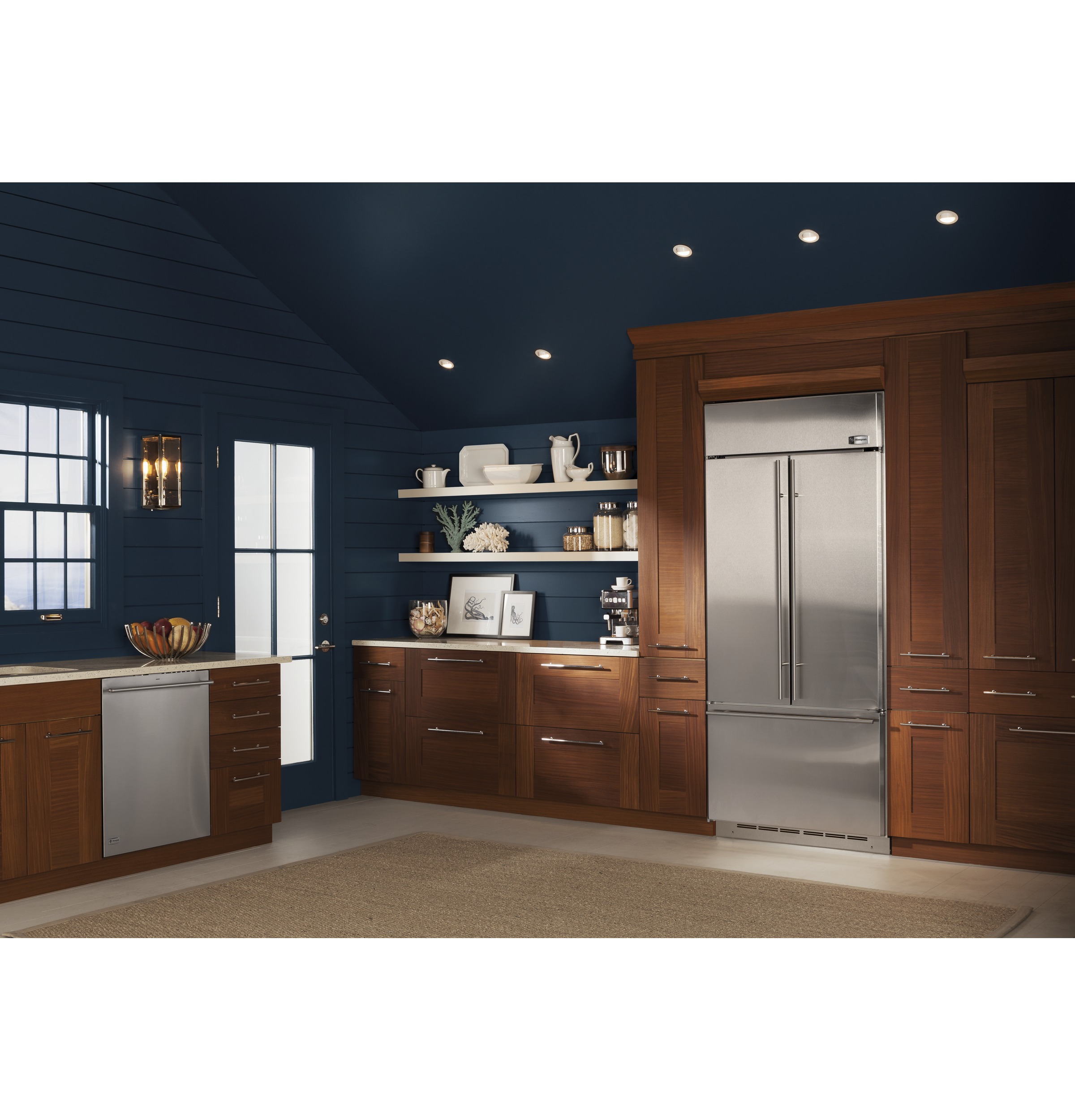GE Monogram® 36" Built-In French-Door Refrigerator ZIPS360NZ